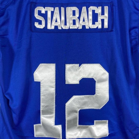 1975 Roger Staubach #12 Dallas Cowboys Mitchell and Ness Throwbacks Jersey Sz 50 - Picture 6 of 6